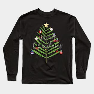 merry christmas, christmas tree Long Sleeve T-Shirt